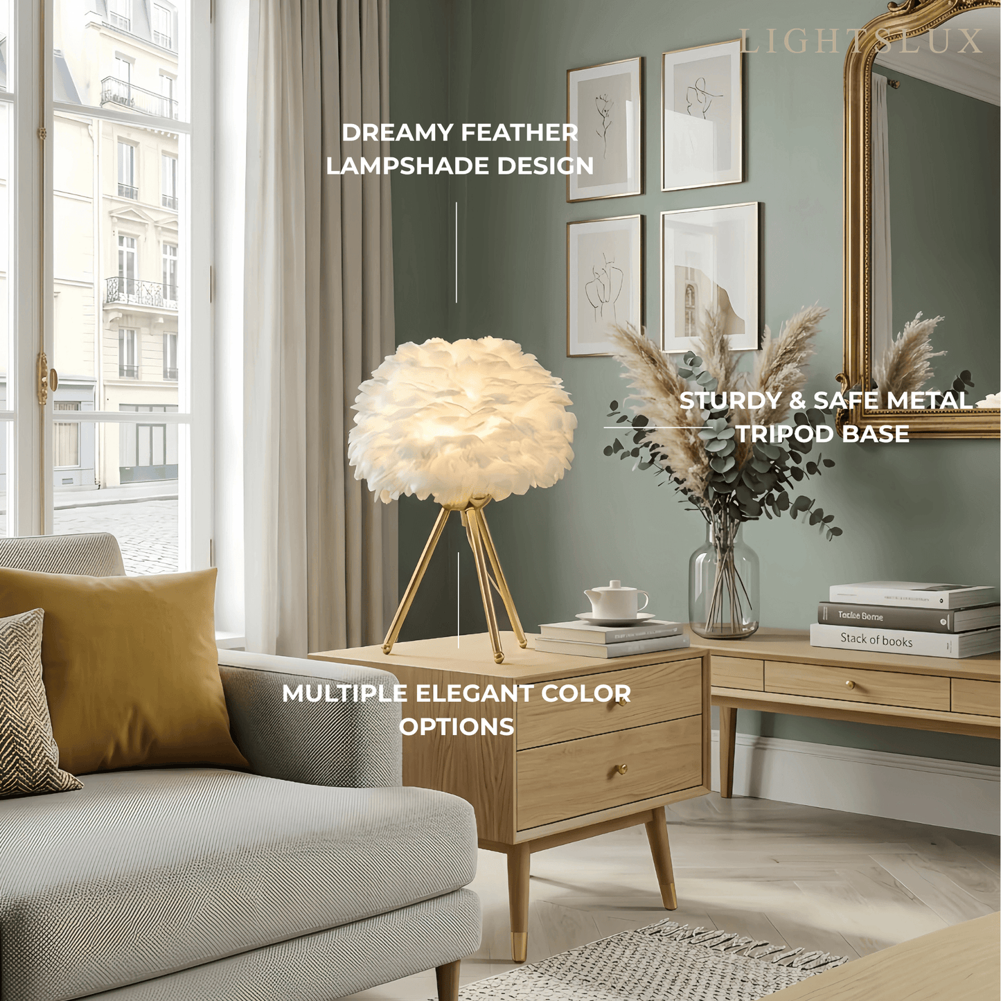 Lunara Art Deco Table Lamp