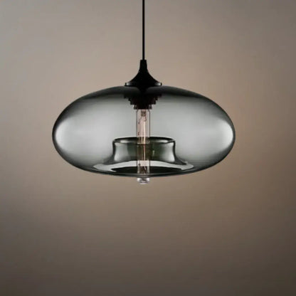 Morandia Modern Glass Pendant Light – Bread-Shaped Kitchen Island Lamp, 5 Colors