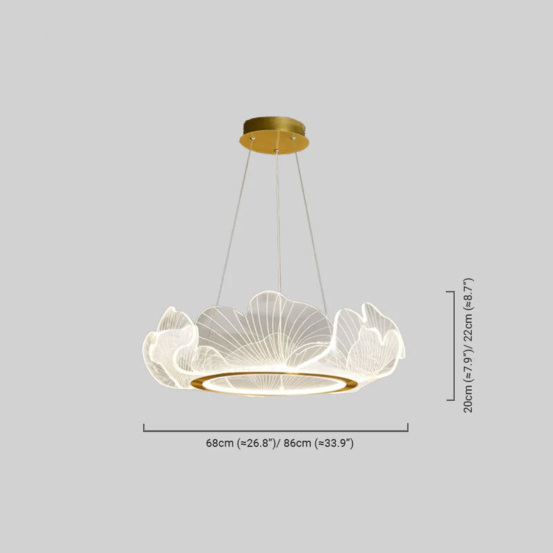 Modern Metal/Acrylic Pendant Light 