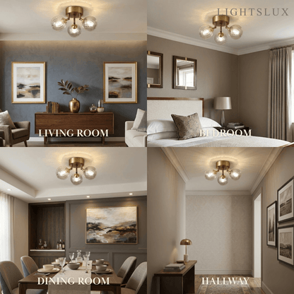 Modern_Ceiling_Light_-_Gold_Metal_Glass