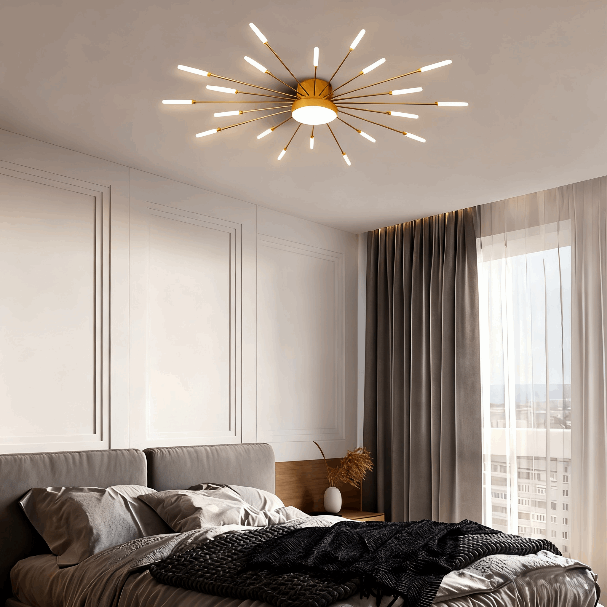  Firework Ceiling Light – Dimmable for Bedroom