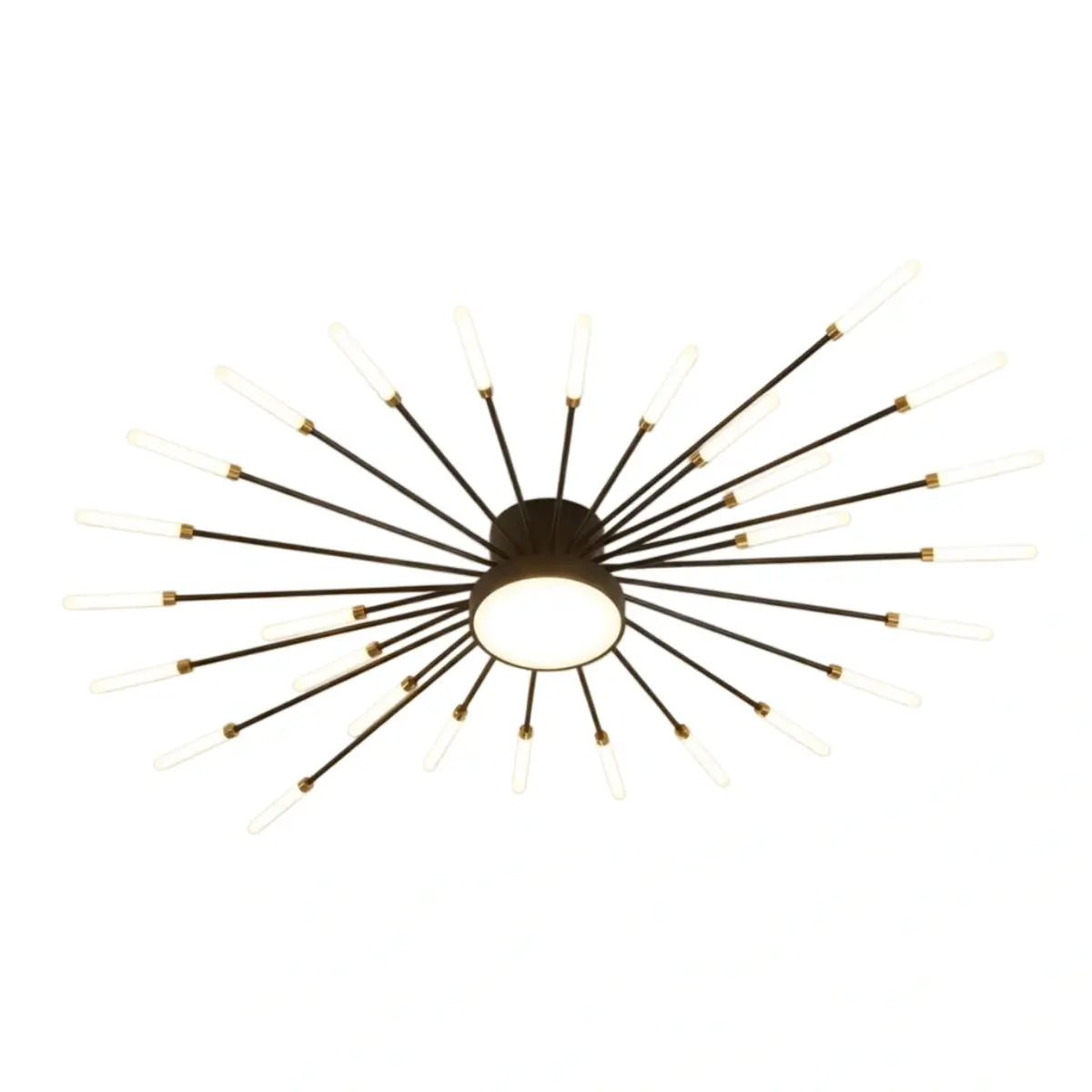 Nebula Modern Firework Ceiling Light –  Gold/Black for Bedroom Dining Room Living Room