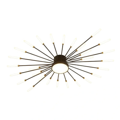 Nebula Modern Firework Ceiling Light –  Gold/Black for Bedroom Dining Room Living Room