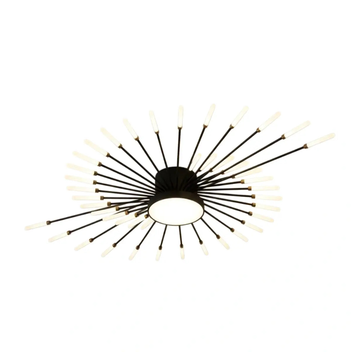 Nebula Modern Firework Ceiling Light –  Gold/Black for Bedroom Dining Room Living Room