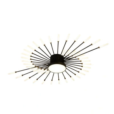 Nebula Modern Firework Ceiling Light –  Gold/Black for Bedroom Dining Room Living Room