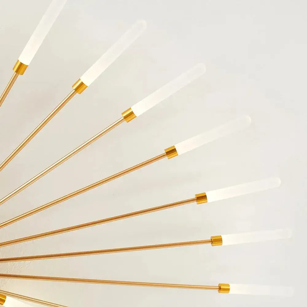 Nebula Modern Firework Ceiling Light –  Gold/Black for Bedroom Dining Room Living Room