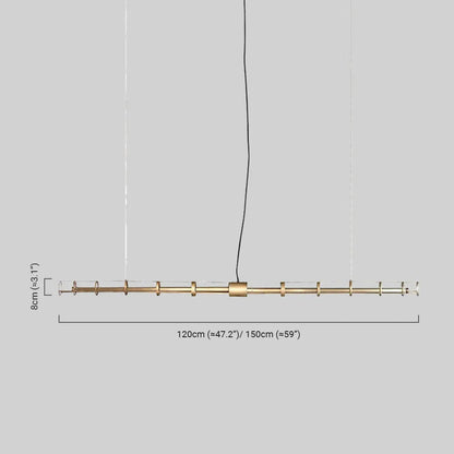 Arcato Modern Linear Pendant Light