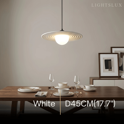 Arcato Modern Black/White Pendant Light