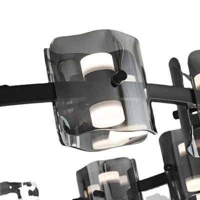 Excelis Royal Pendant Light - Gold/Black Metal