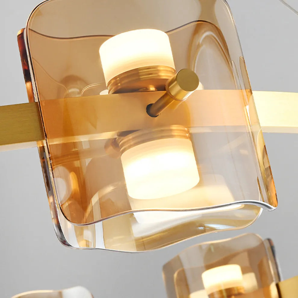 Excelis Royal Pendant Light - Gold/Black Metal