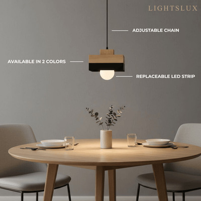 Modern Square/Round Pendant Light