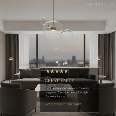 Modern Bubble Glass Pendant Light