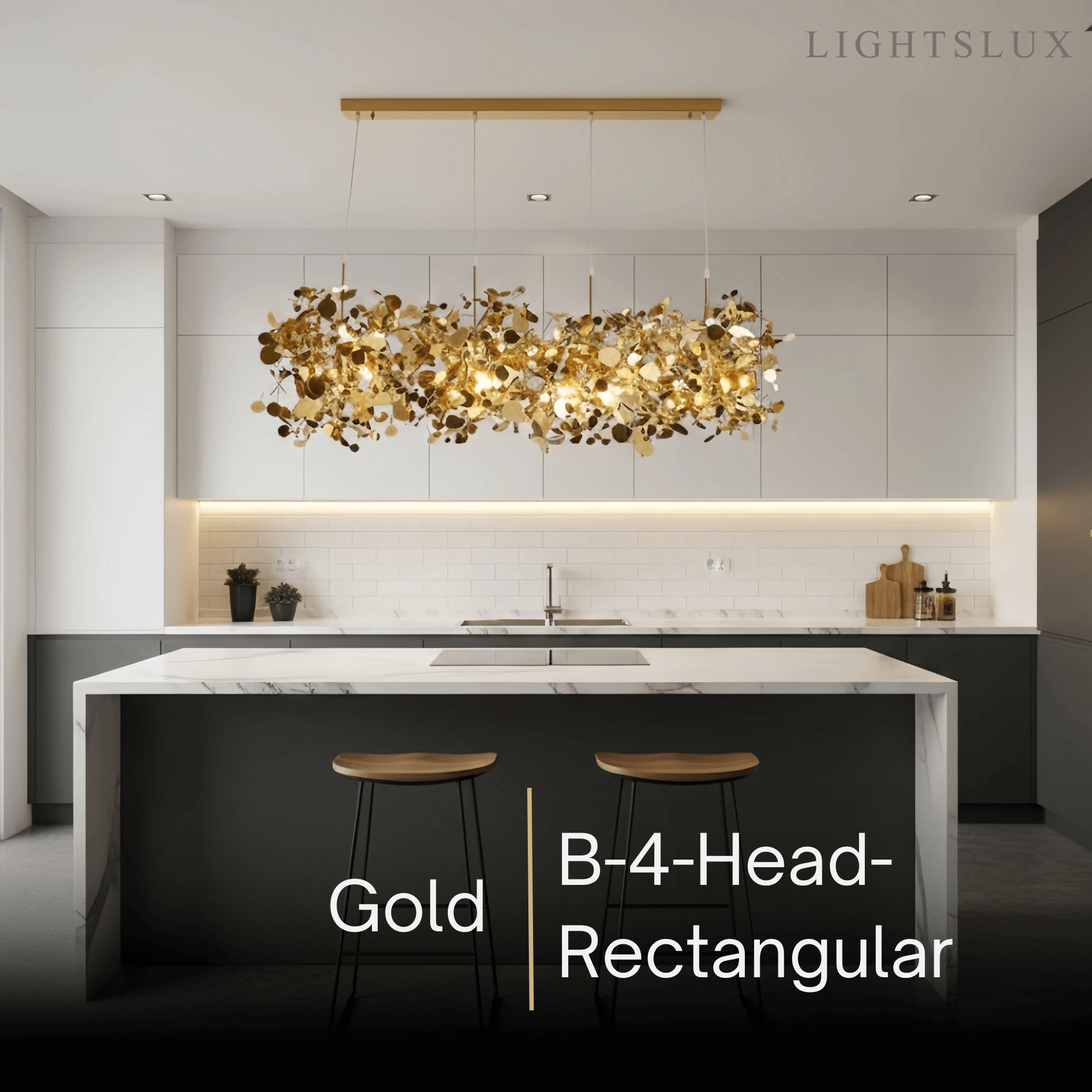 Excelis Art Deco Cluster Chandelier