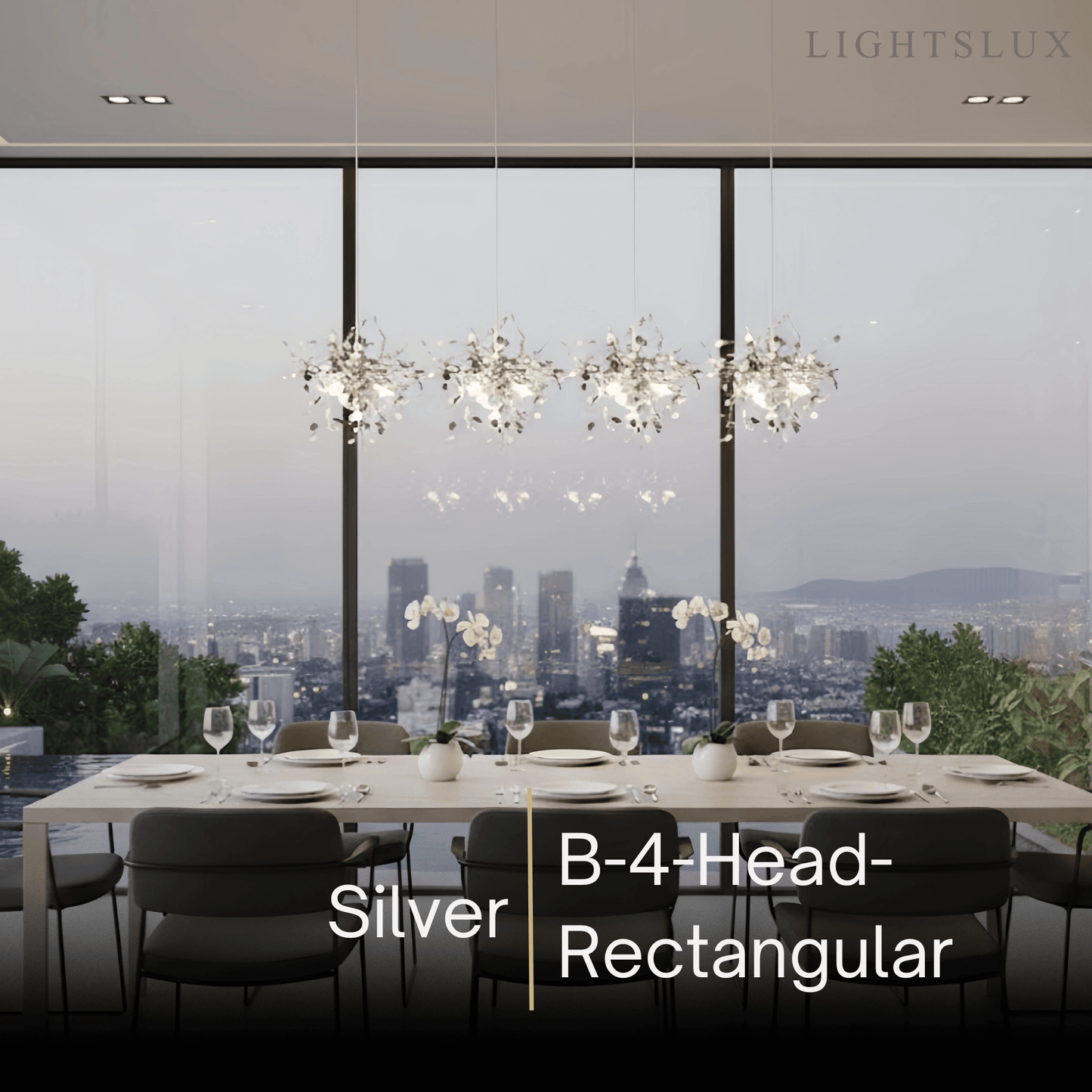 Excelis Art Deco Cluster Chandelier