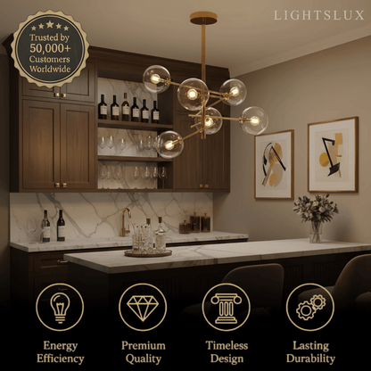 Nebula Royal Branch Glass Chandelier
