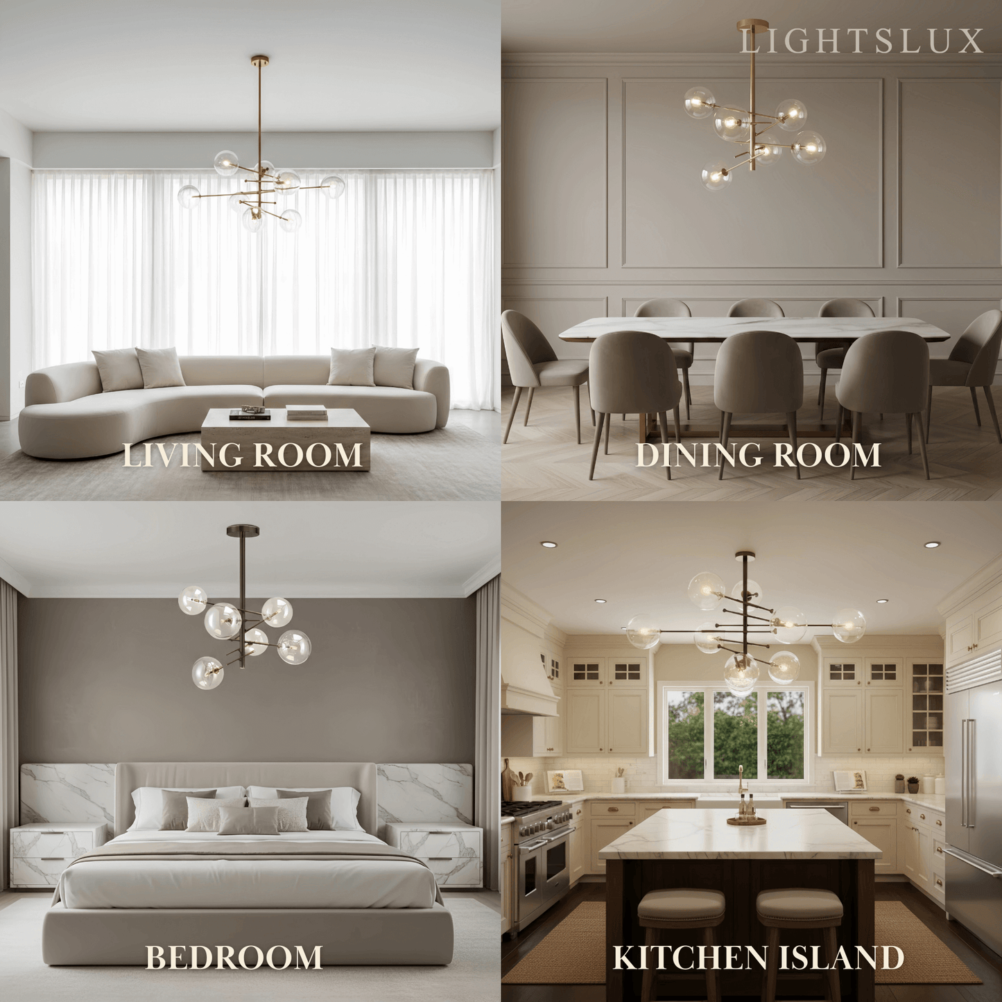 Nebula Royal Branch Glass Chandelier