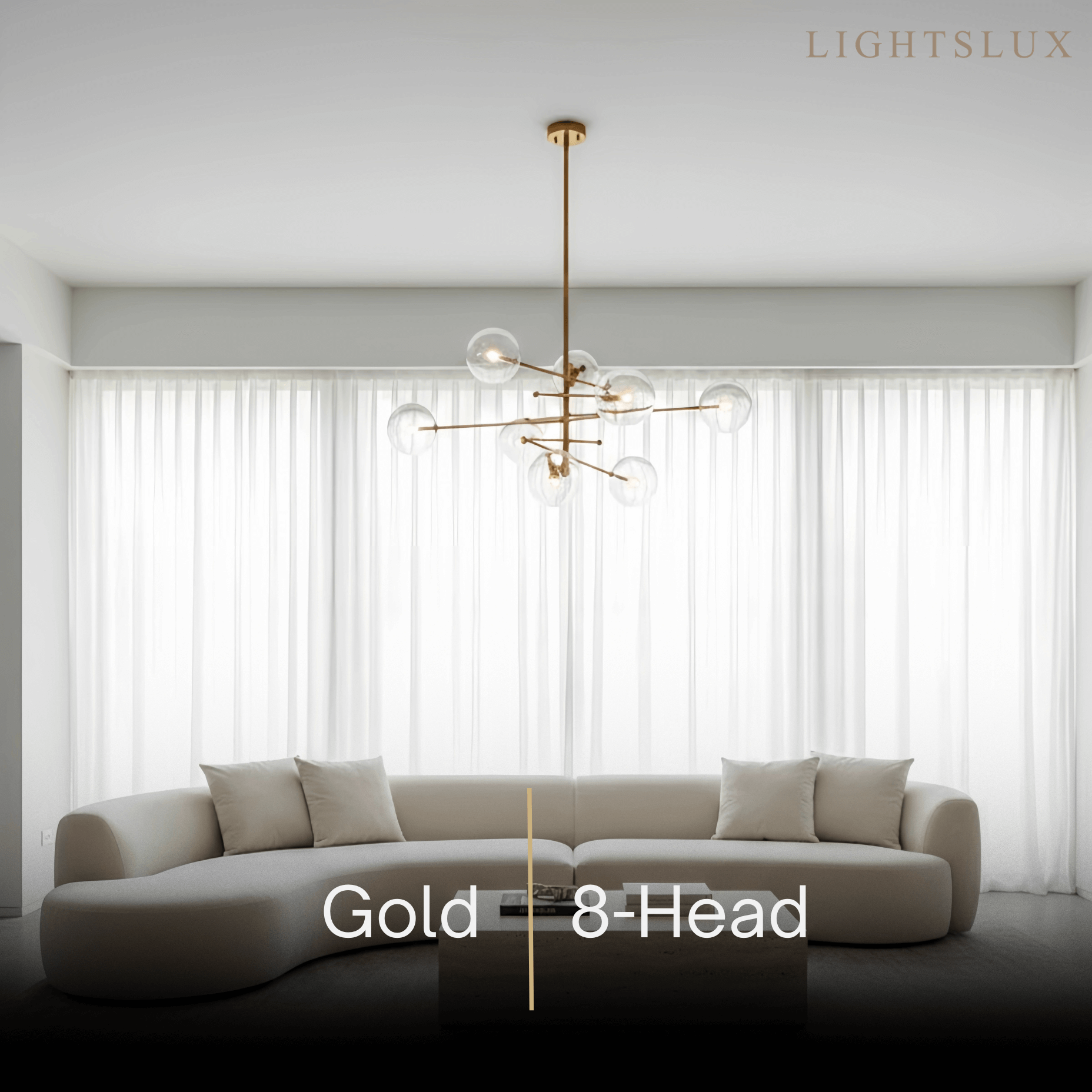Nebula Royal Branch Glass Chandelier