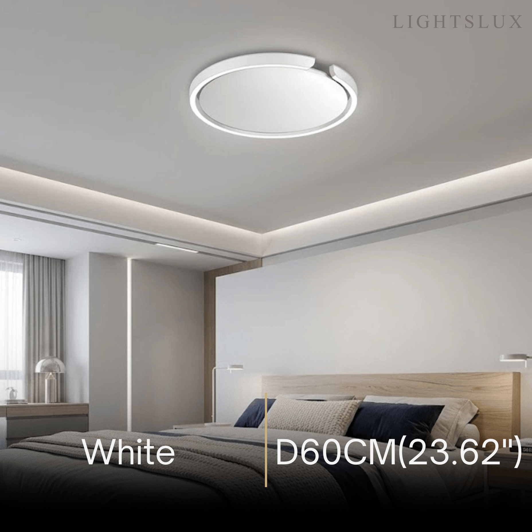 Embrace Modern Round LED Ceiling Light 