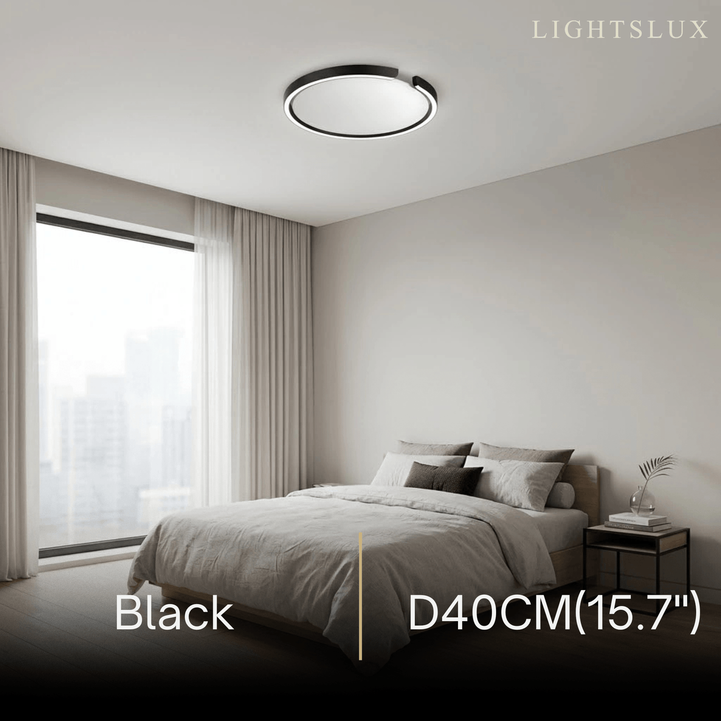Embrace Modern Round LED Ceiling Light 