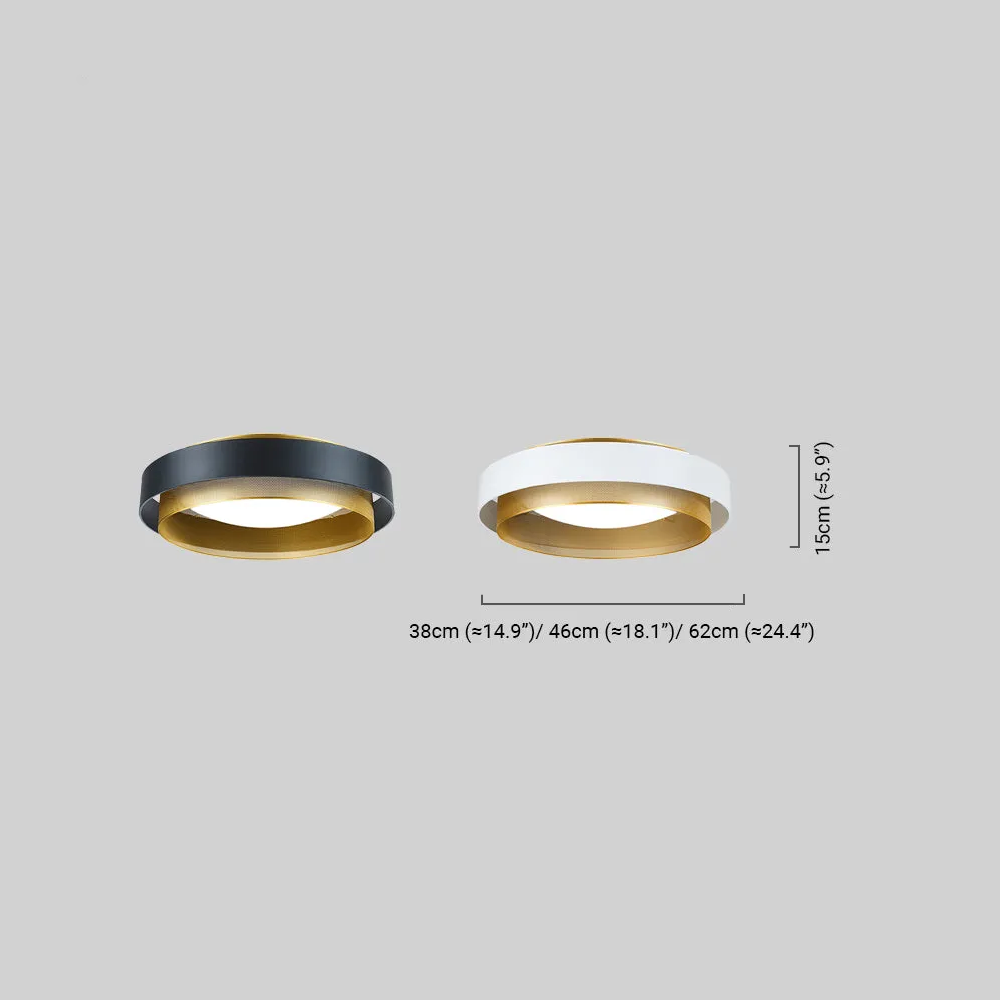 Modern Ring Ceiling Light Dimension