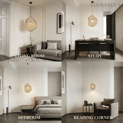 Pendant Light — Rattan & Willow Weave Dimensions