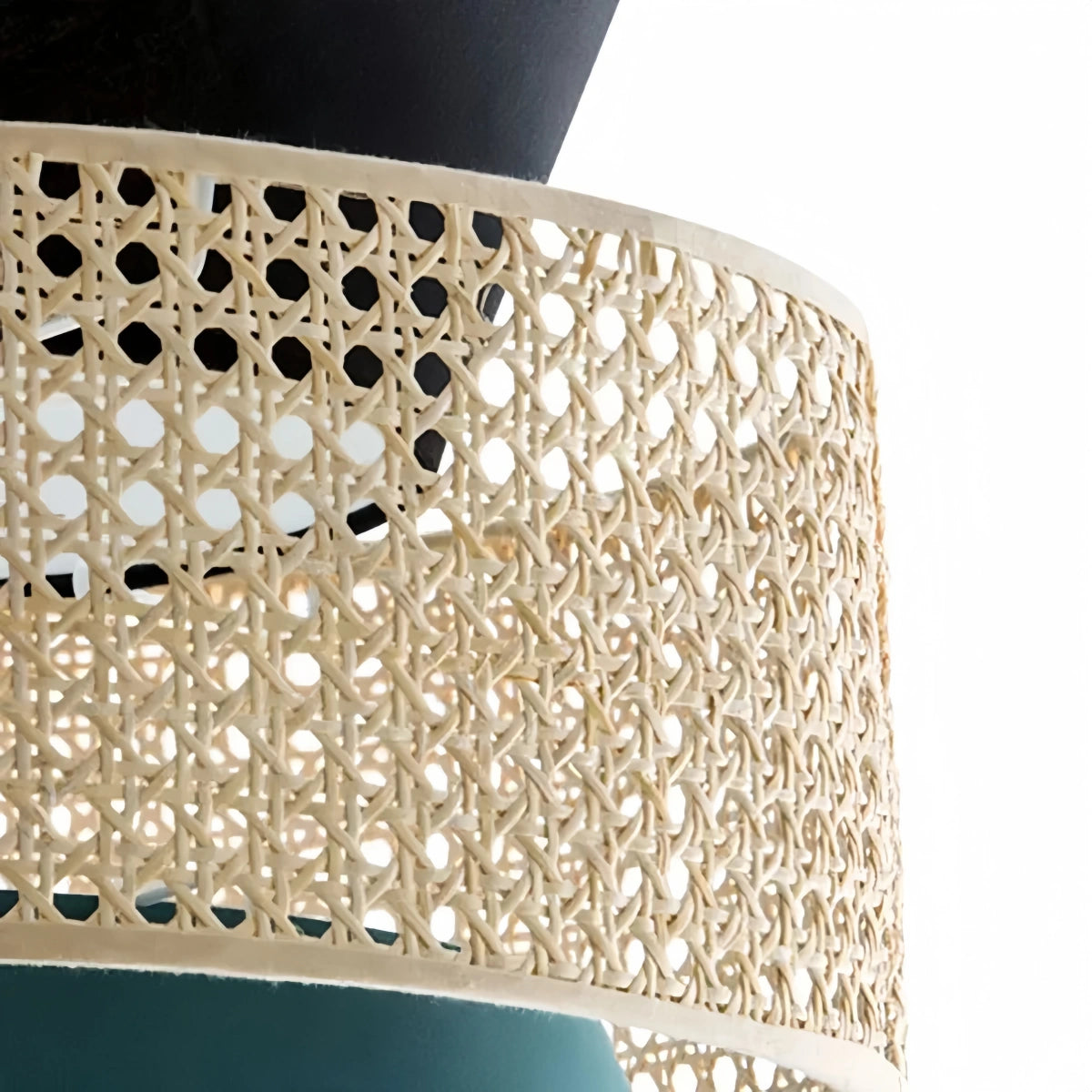 Hooded Pendant Light — Black Metal for Dining Room