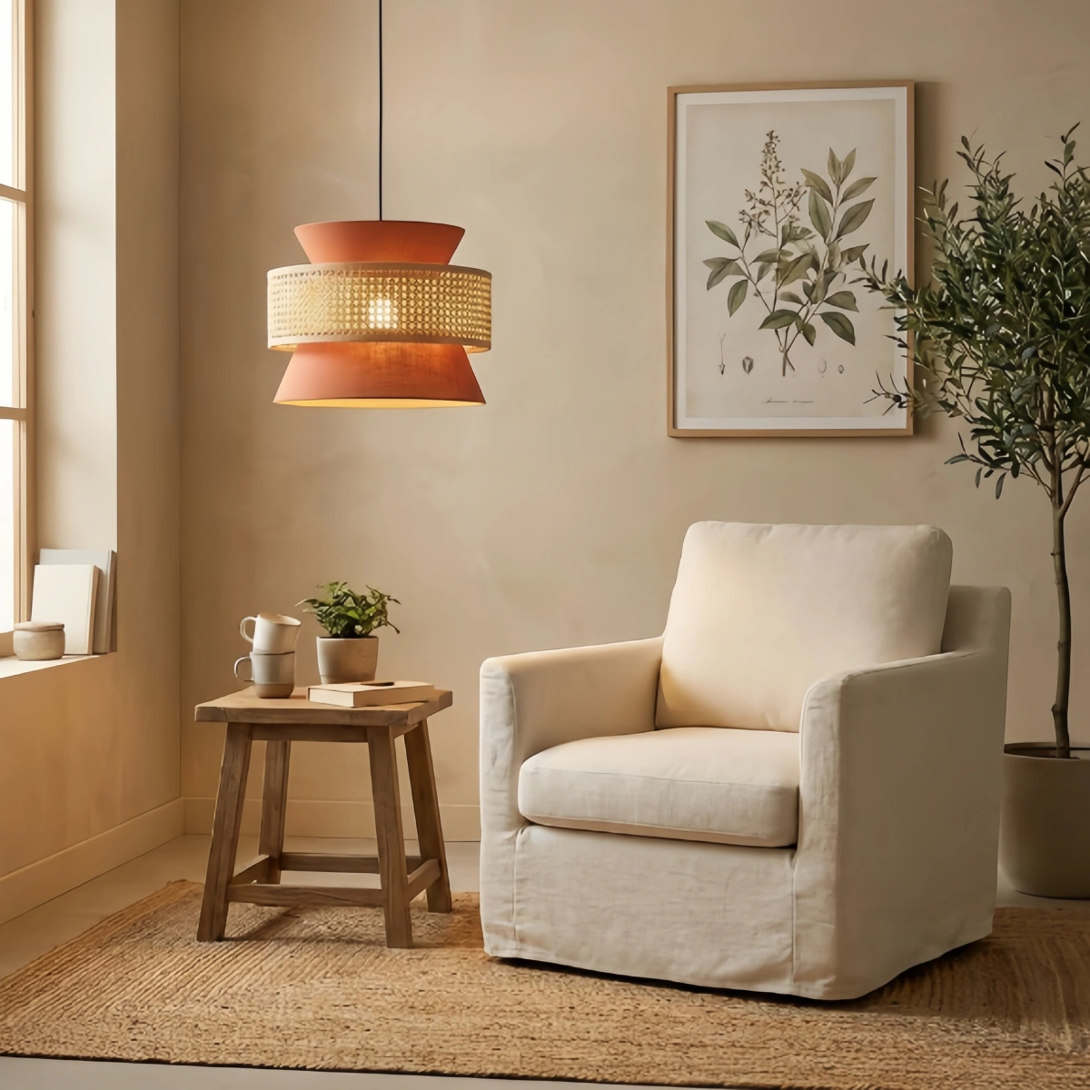 Hooded Pendant Light