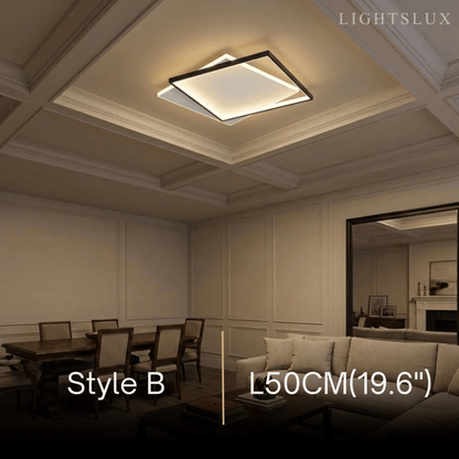 Ceiling Light – Metal & Acrylic Geometric Design
