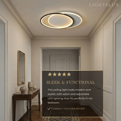 Ceiling Light – Metal & Acrylic Geometric Design
