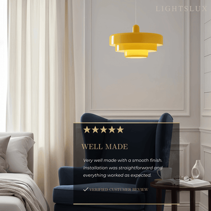 Morandia Nordic LED Pendant Light – Orange/Green/White/Yellow/Pink Metal Kitchen