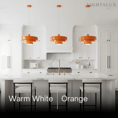 Morandia Nordic LED Pendant Light – Orange/Green/White/Yellow/Pink Metal Kitchen