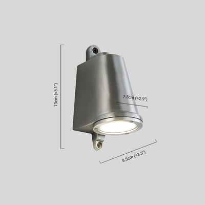 Modern Conical Outdoor Wall Lamp 