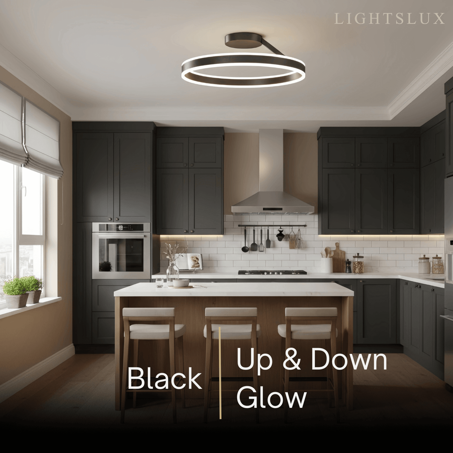 Embrace Modern Circular Flush Mount Ceiling Light