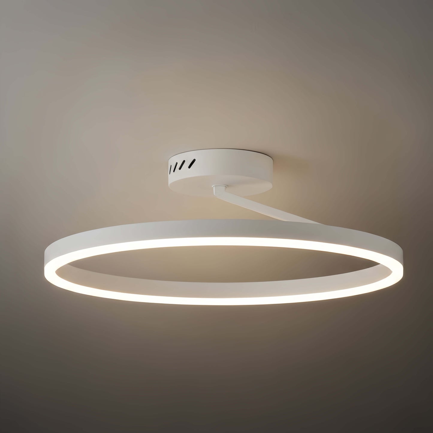 Flush Mount Ceiling Light – Black/White for Bedroom