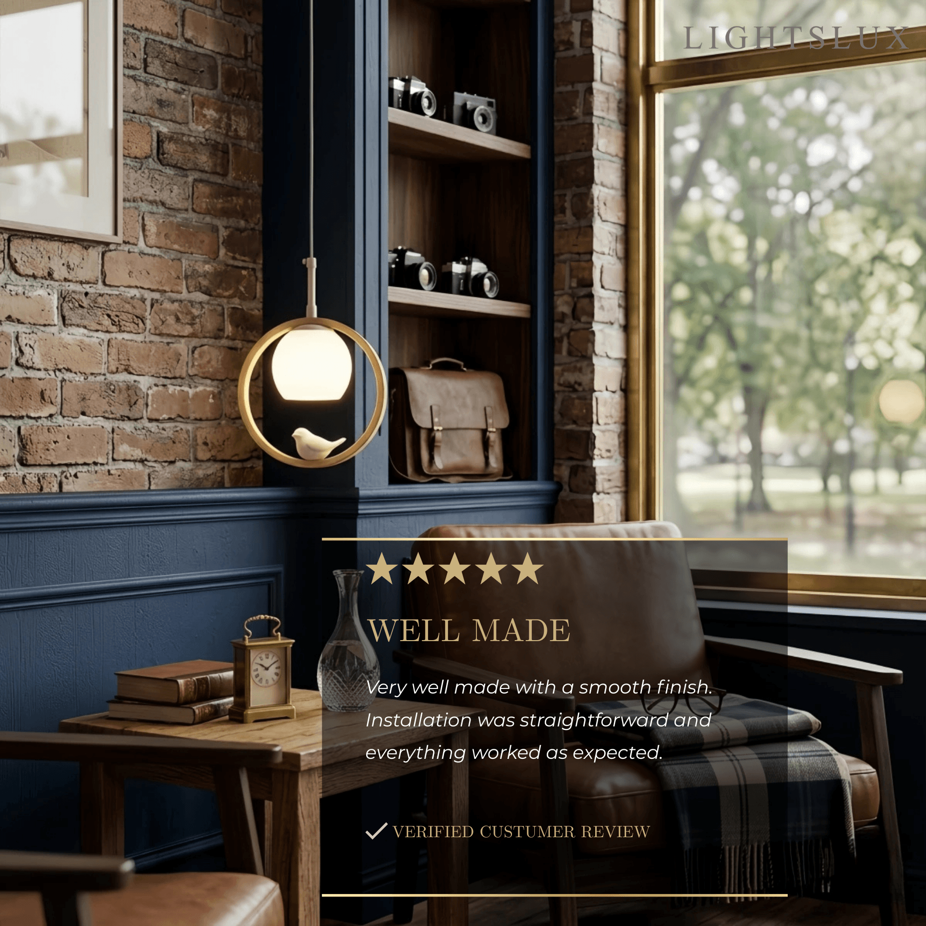Zenno Modern Wood Pendant Light 