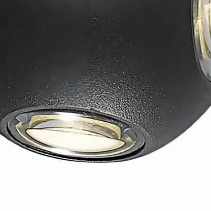 Irondale Modern Globular Outdoor Wall Lamp