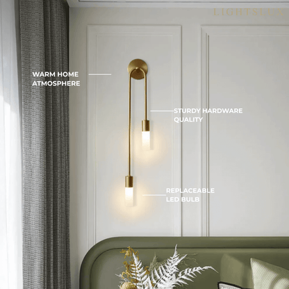 Excelis Modern U-Shaped Linear Wall Light