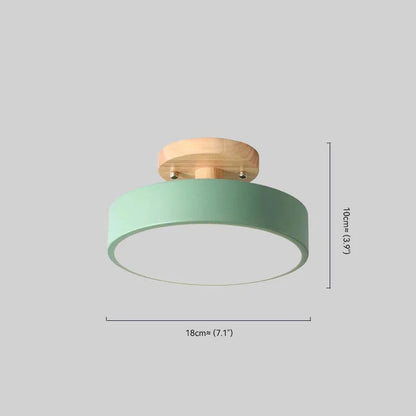 Ceiling Light Wood Acrylic Bedroom