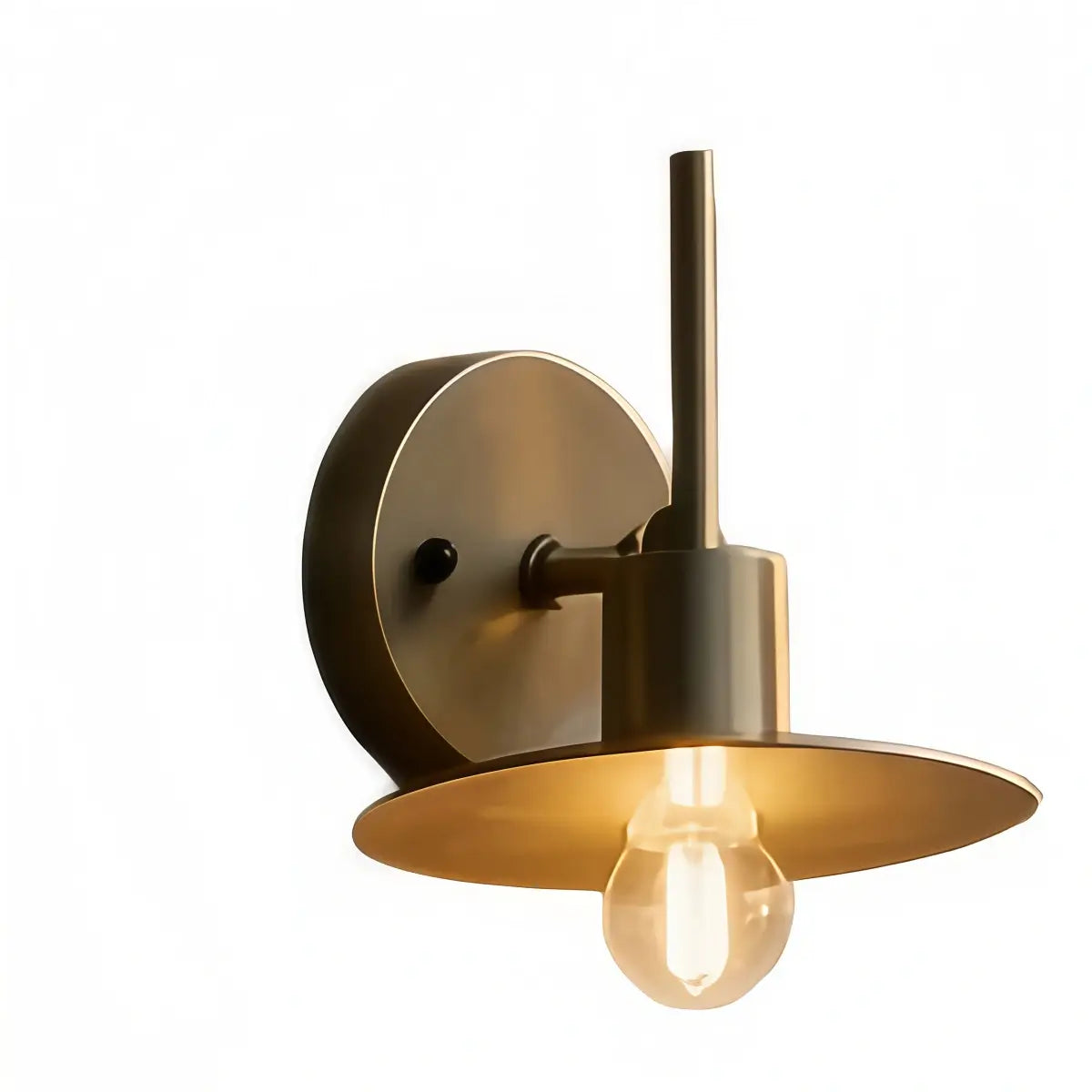 Irondale Retro Wall Lamp--Stainless Steel Gold for Outdoor Courtyard