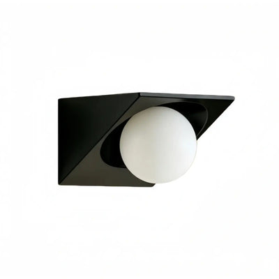 Lunara Elegant Cubic Outdoor Wall Lamp--Hardwired & Solar for Courtyard