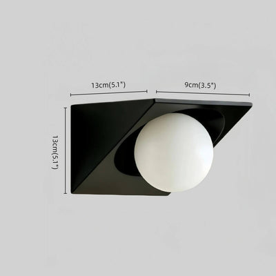 Lunara Elegant Cubic Outdoor Wall Lamp--Hardwired for Yard