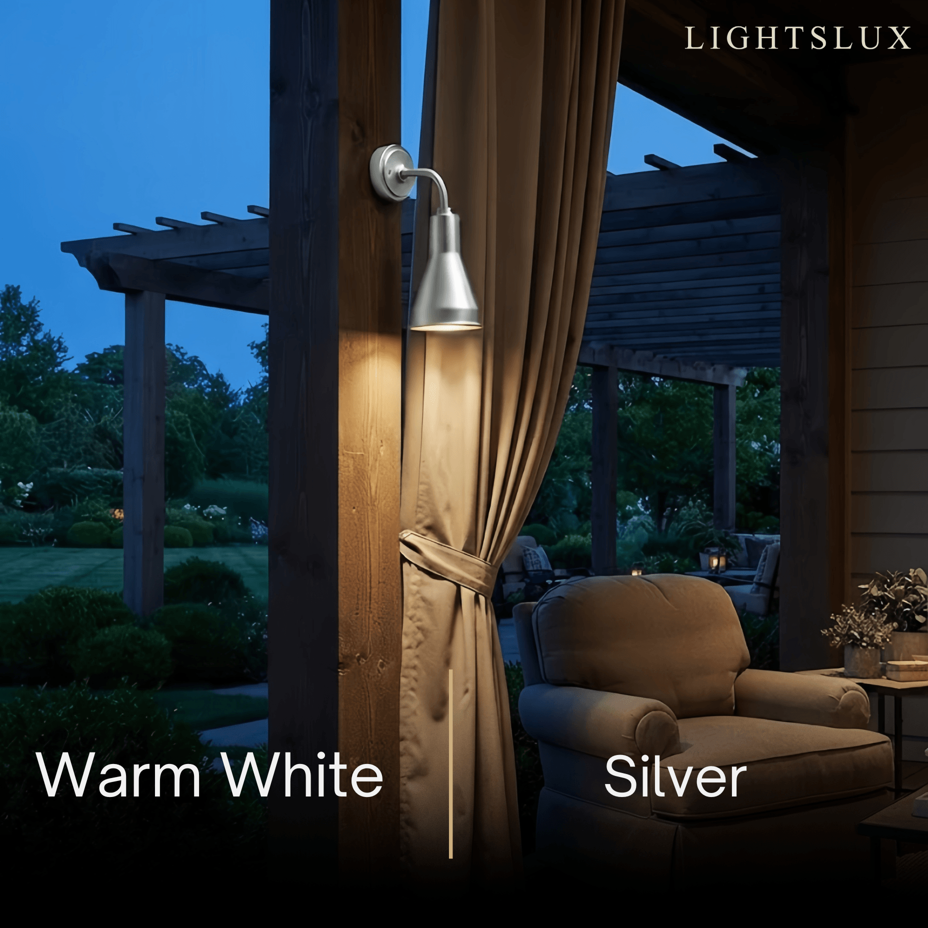 Irondale Industrial Wall Lamp--Stainless Steel for Courtyard