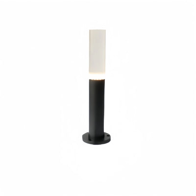 Zenno 
Outdoor Floor Lamp--Aluminum Acrylic Black for Courtyard
