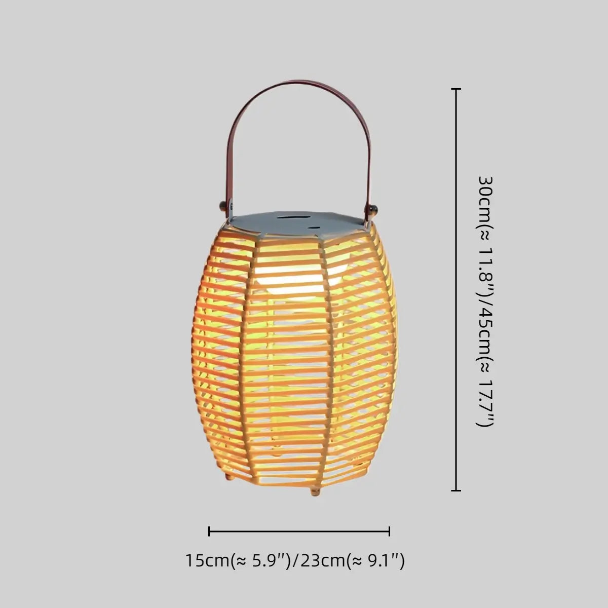 Solara Farmhouse Outdoor Floor Lamp--Fiber for Courtyard