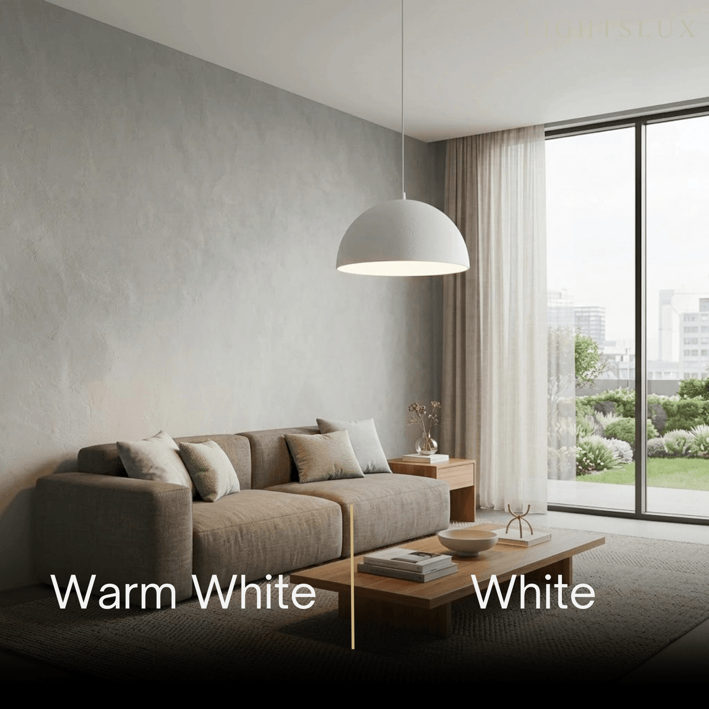 Morandia Minimalist Pendant Light -- Aluminum 