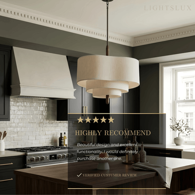 Modern Fabric Pendant Light 
