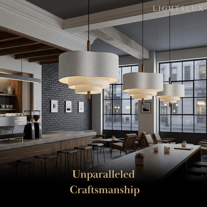 Modern Fabric Pendant Light 