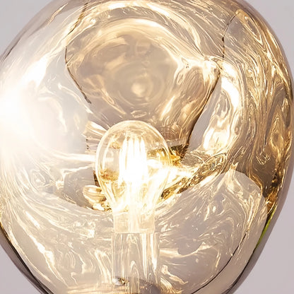 Stellar Modern Table Lamp — Metal Chrome/Gold/Red for Living Room