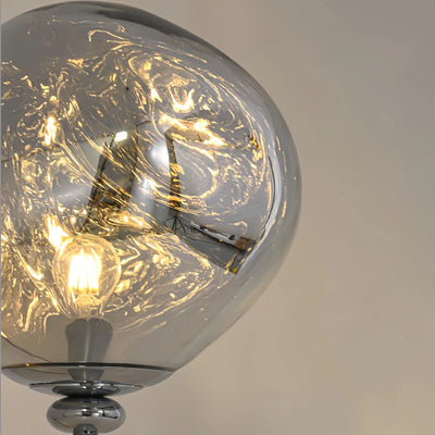 Contemporary Distorted Table Lamp – Metal & Acrylic