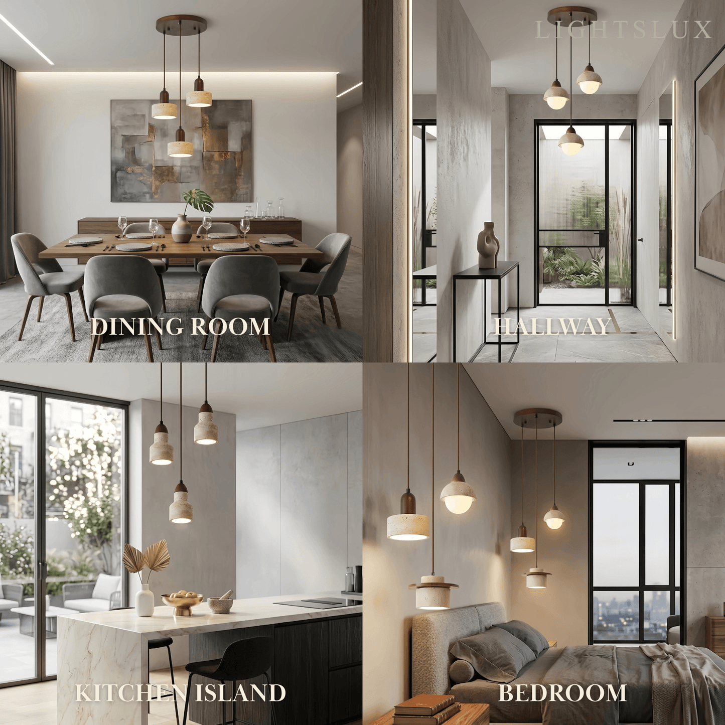 Strata Minimalist Multi-Light Pendant